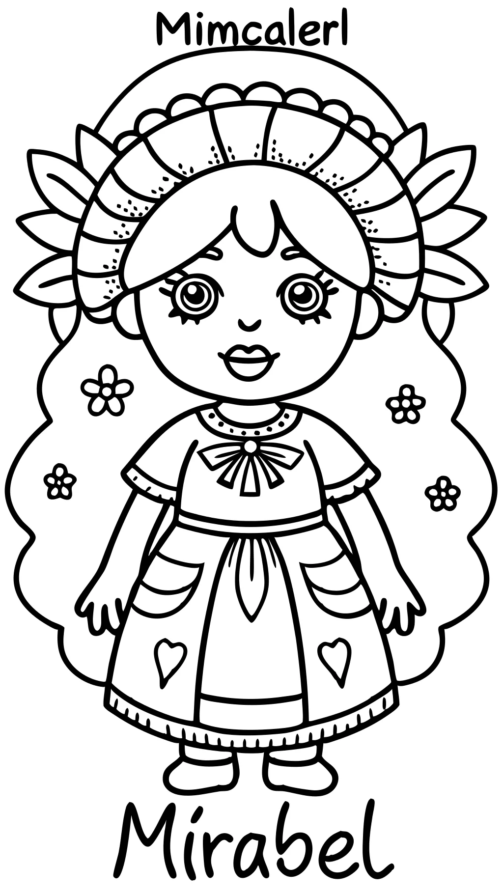 mirabel coloring pages